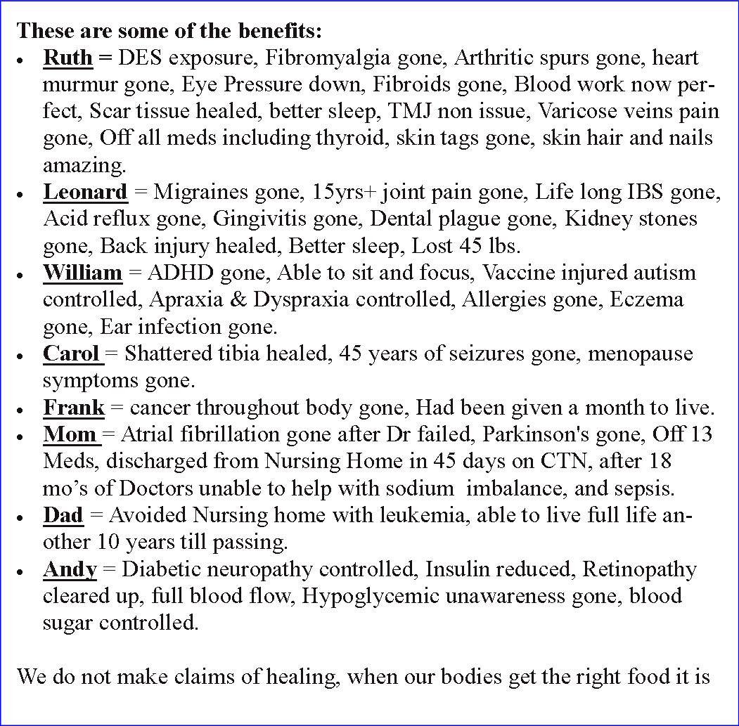 Some of the benefits